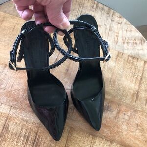 Femme LA heels size 36, 3 inch heel, narrow toe bed never worn outside.